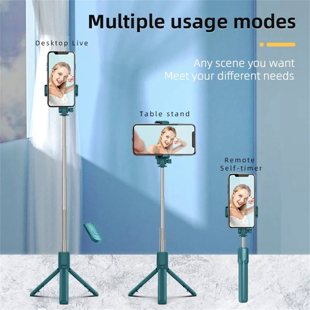 Cheap Selfie Stick Mini Tripod Table Desk Phone Holder 710mm Extended Live Show Stand With Bluetooth Remote Shutter For Travel. 