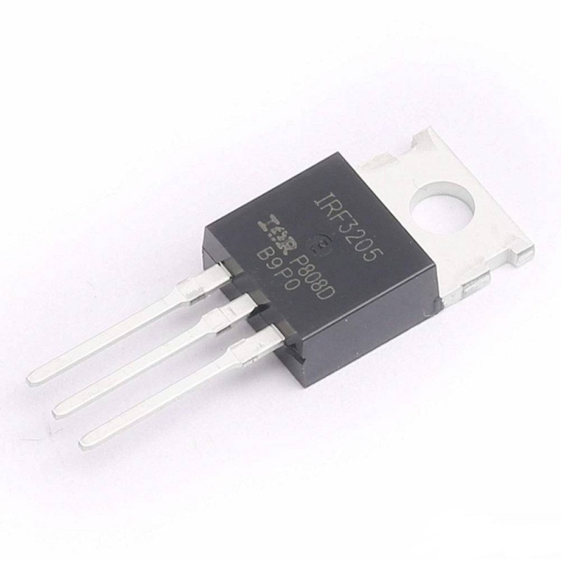 A Class IRF3205PBF IRF3205 IRF 3205 55V 110A 200W TO-220 N-Channel Power MOSFET 3 Pin IC Power Transistor Field Effect MOSFET  Electrical Circuitry & Parts. 