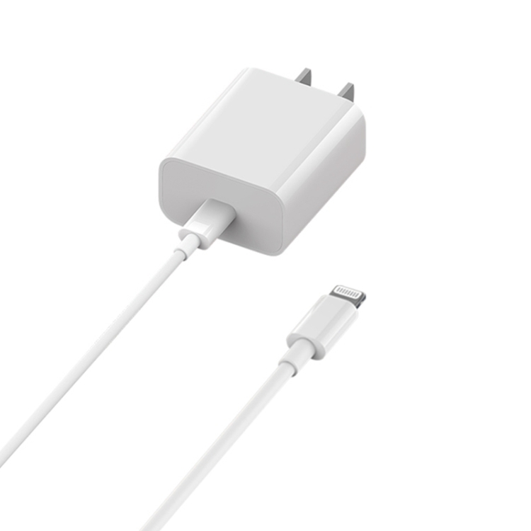 Original Xiaomi 20W MFi Certification USB-C / Type-C Charger with 8 Pin Cable, US Plug (White) - 1