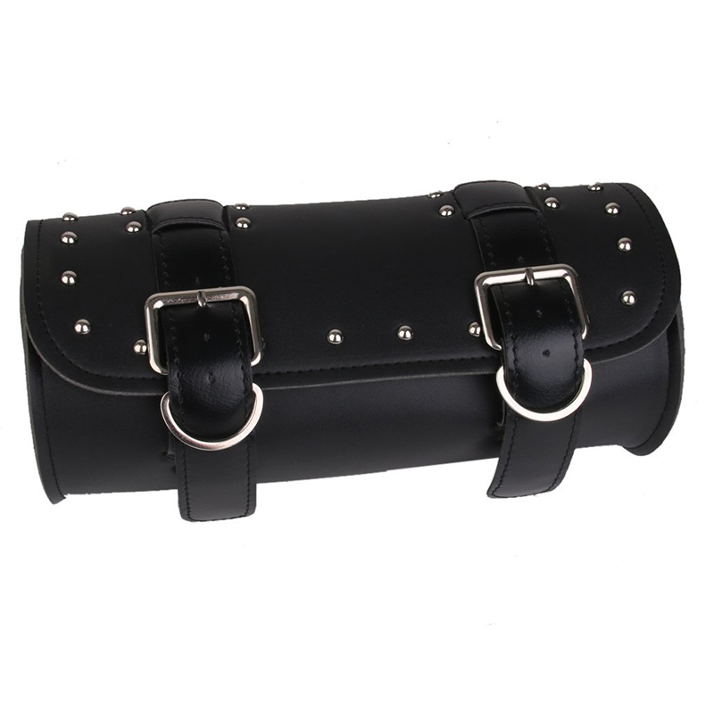 leather roll bolsa motorcycle