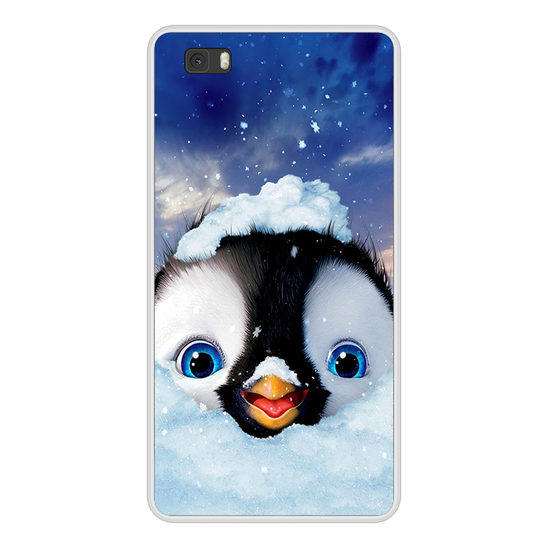 For Huawei ALE-L21 Funda For Huawei P8 Lite 2015 Case Cover Black TPU Silicone For Huawei P 8 Lite Phone Shell P8Lite 2015 Back. 