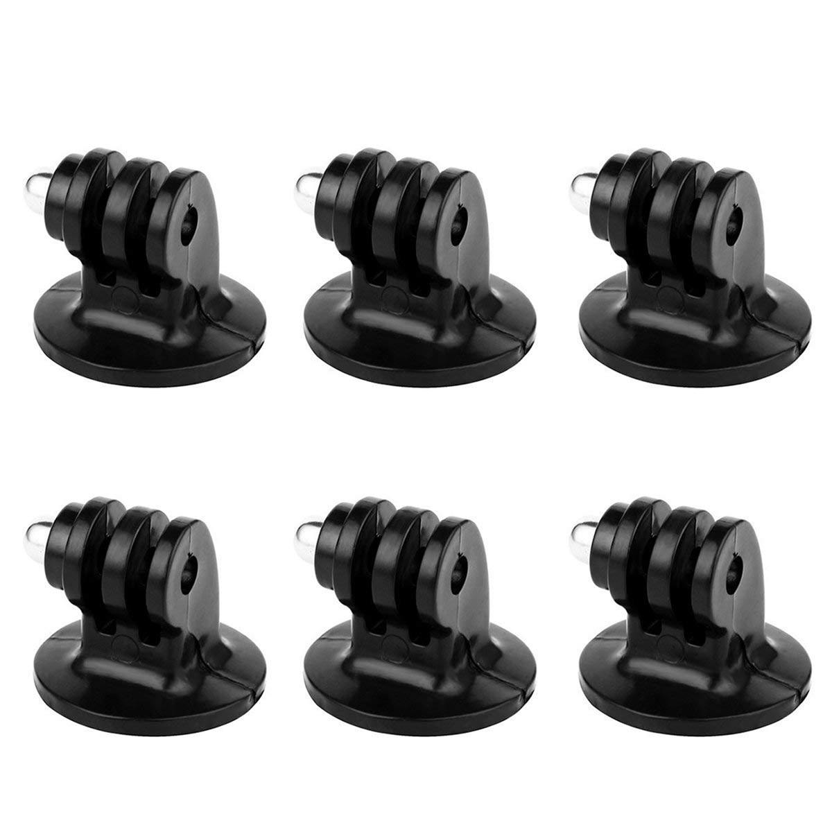 1x Mini Ball Head 1/4 inch Mount with Flash Shoe for DSLR SLR & 7x Tripod Mount Adapter for Hero 6, 5, 4. 