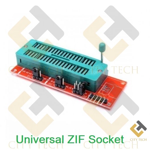 Universal ZIF Socket Breakout Board Circuit Adapters 2.54mm Pitch 40 Pins ZIF Socket Adaptor For Electric Fittings Universal IC Test And Program. 