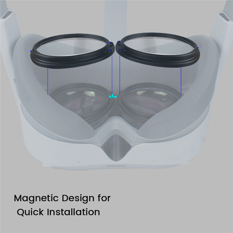 For PICO 4 VR Magnetic Suction Injection Frame VR Accessories Glasses Frame Equipped with Pico4 Myopia Lens Adapter. 