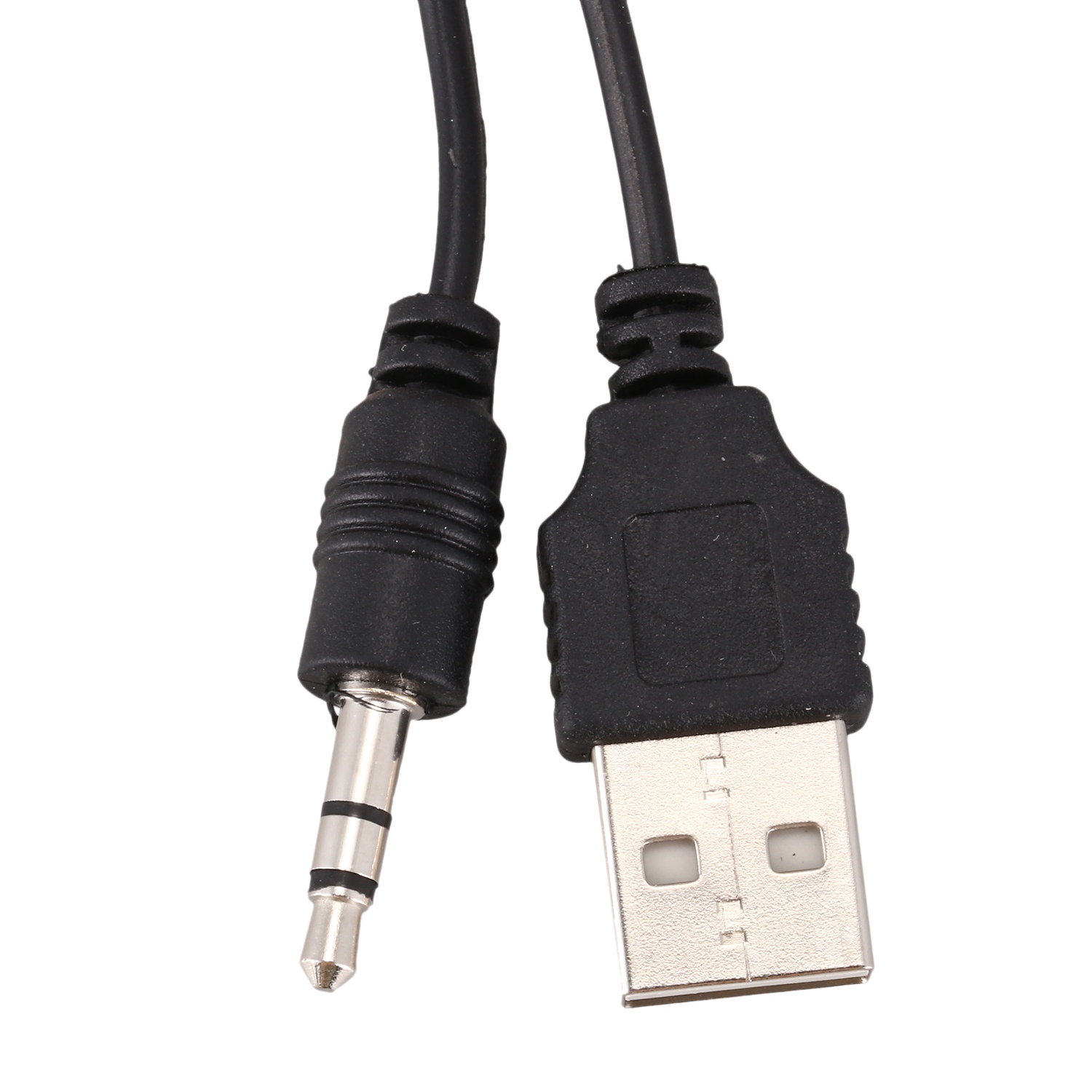 USB 2.0 to Mini A Male 3.5mm Jack Plug Audio Data Cable 45cm 2 Pcs