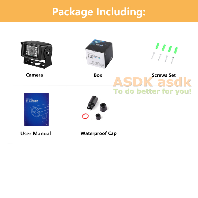 Revotech Mini Outdoor Waterproof IP Camera 3MP POE UltraHD Security Camera 10M IR Night Vision Motion Detection Smart Phone/PC. 