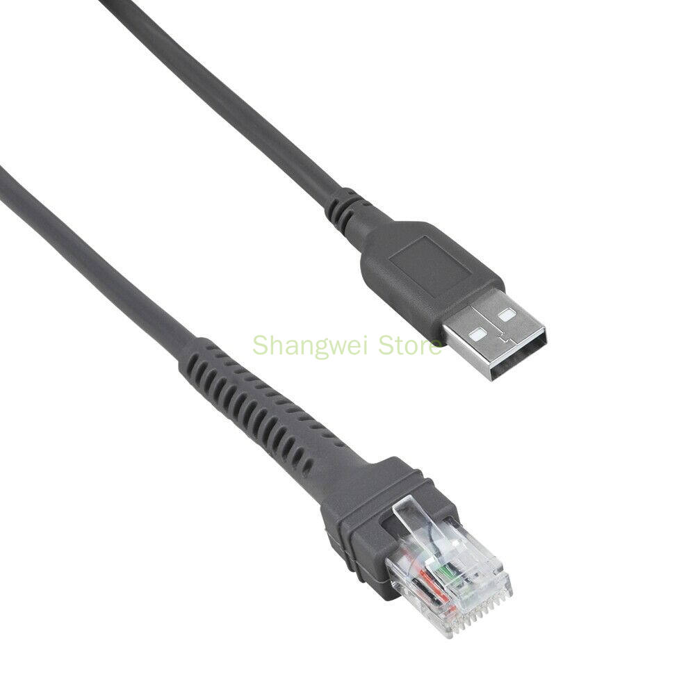 6.6ft USB Cable Cord Plug Wire For Symbol DS3478 DS3508 DS6607 Handheld Scanner. 