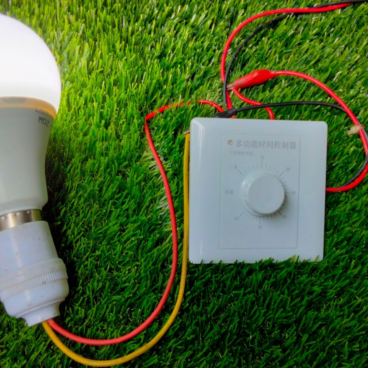 60 Minutes 2000W Timer Switch 220V Water Pump Intelligent Switch Control Mechanical Countdown 86 Panel DC - AC Timer switch. 