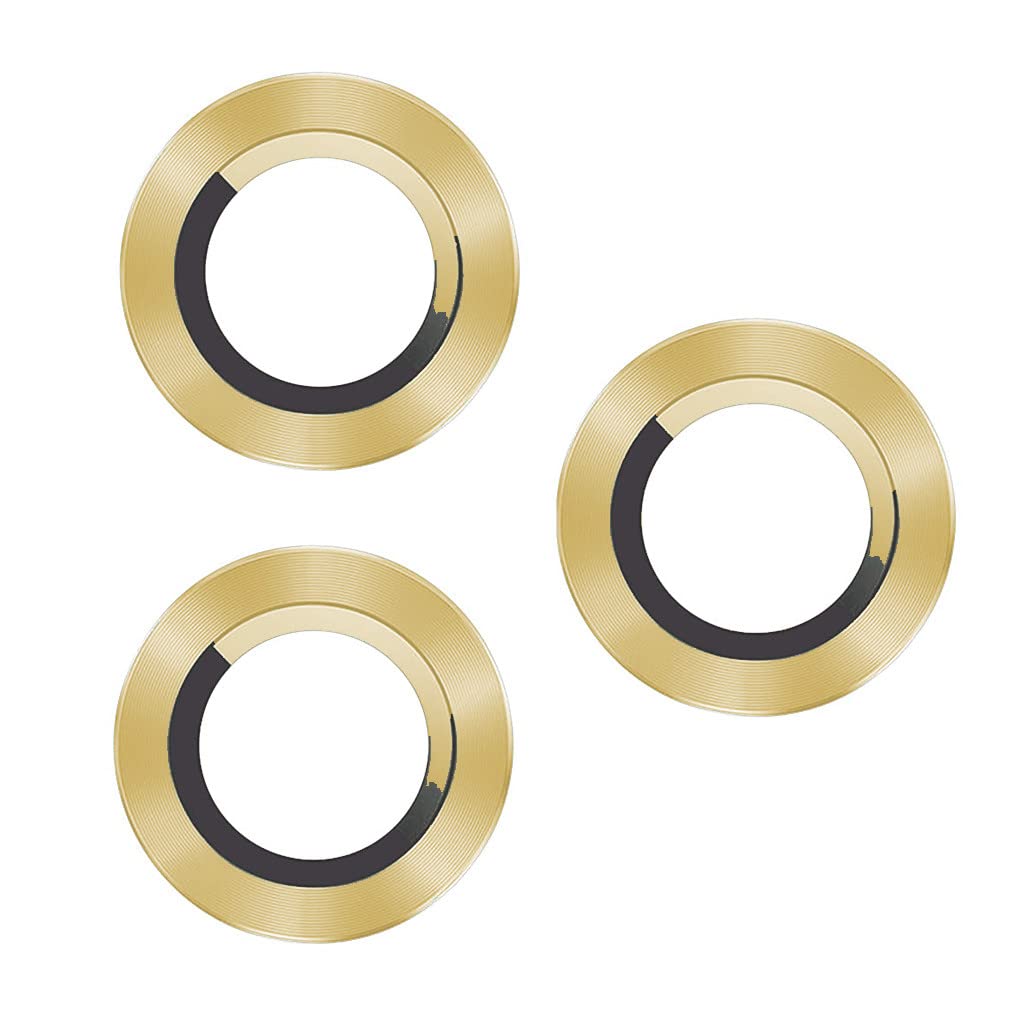 For Apple iPhone 11 Pro Max Gold  Color WSKEN Metal Anti Scratch Camera Lens Screen Protector. 