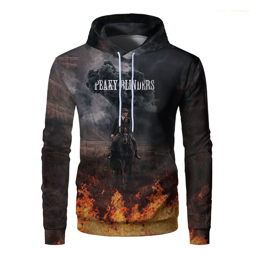 Autumn New Peaky Blinders Graphic Men's Hoodies Unisex Casual Trendy Sports Tops Personalized Fashion 3D Printed Sweatshirt. 