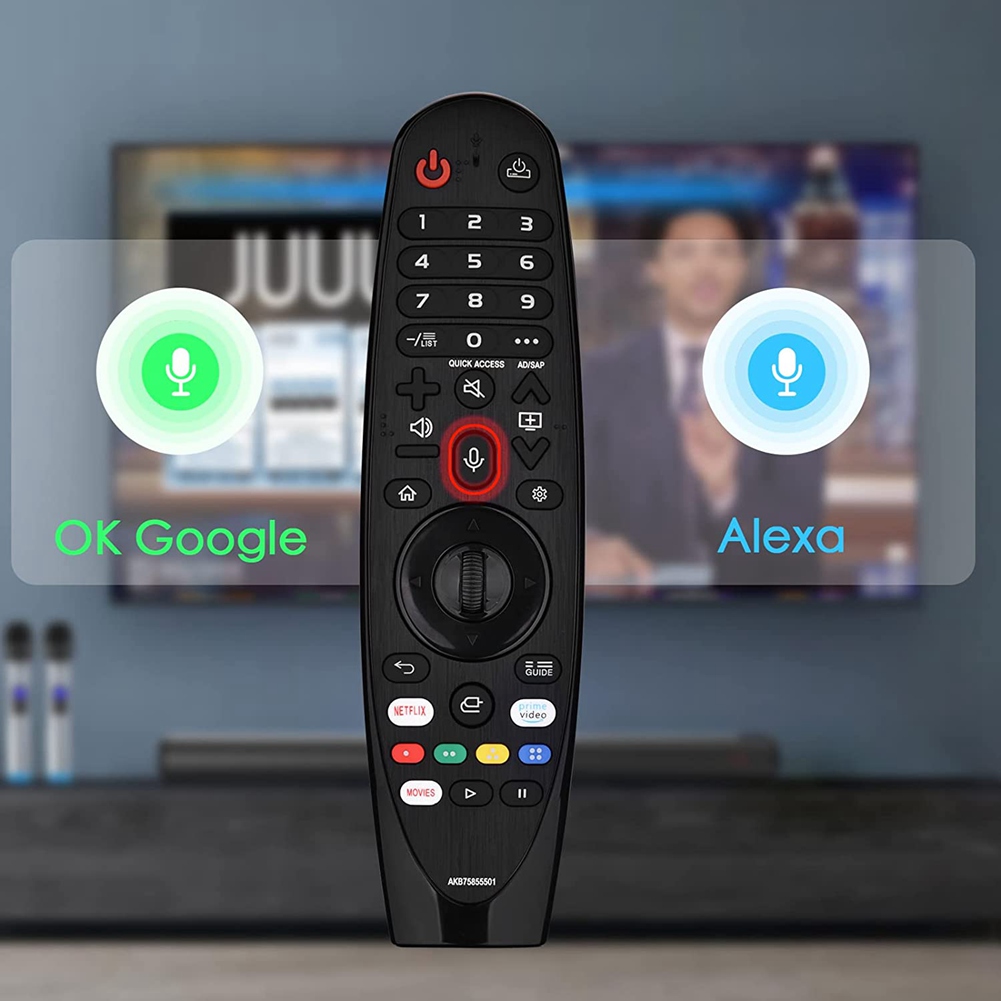 Voice Magic Replacement Remote for LG Smart TV,Tech Remote for AKB75855501,for LG LED OLED LCD 4K UHD TV. 