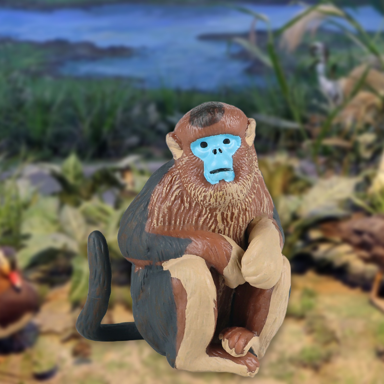 Primate Model Miniature Monkey Figurine Model Desktop Decoration. 
