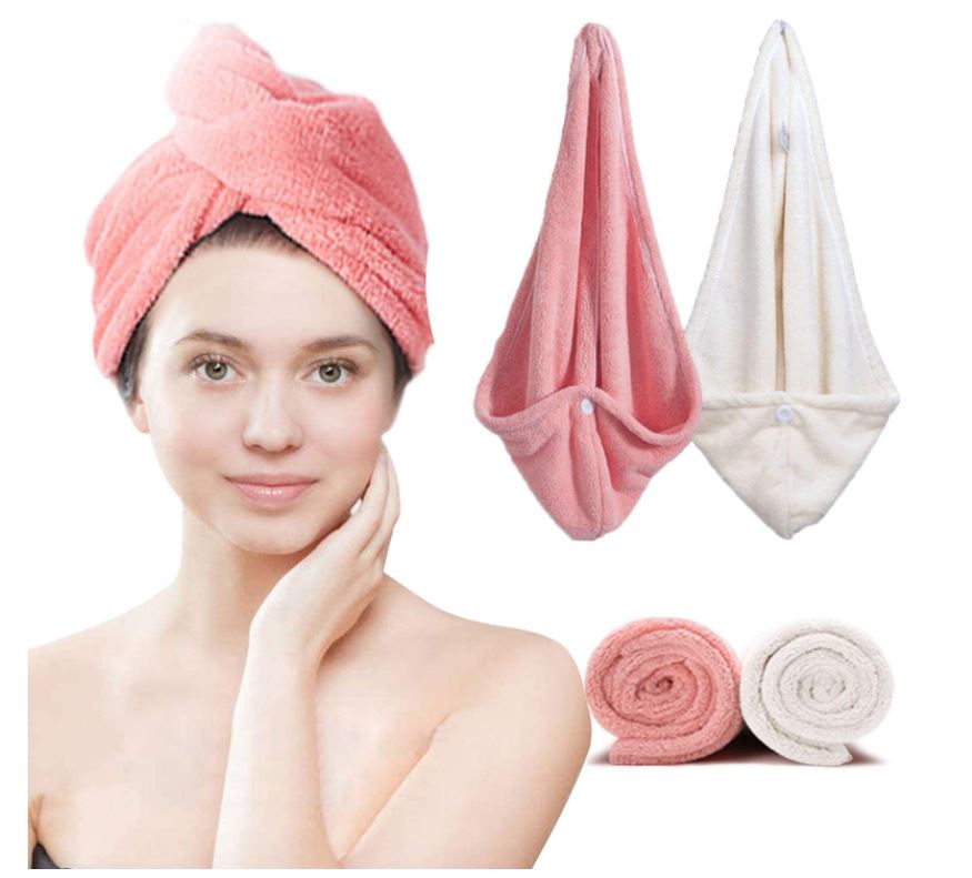 Girl's Hair Drying Towel Cap towel