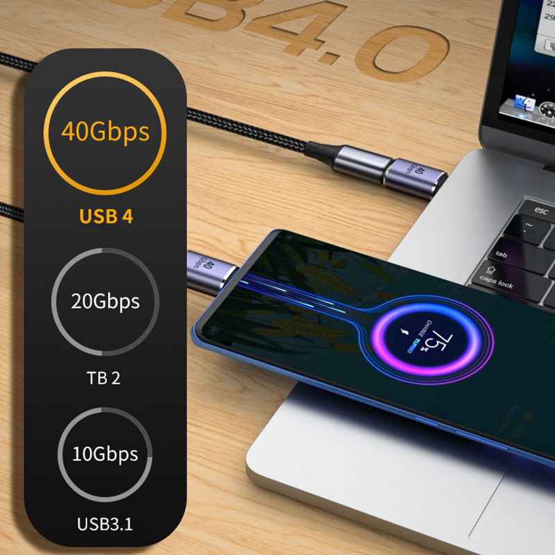 Multiple USB C F Adapter L Shape Angle Elbow Adapter USB C Female Type C Male 40Gbps Speed Data Adapter Converter Thunderbolt. 