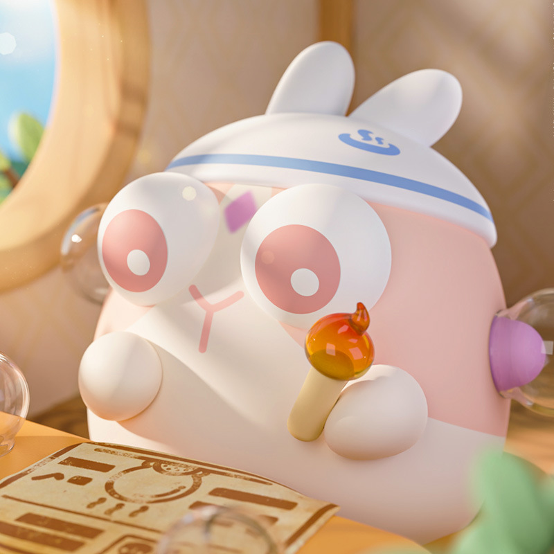 Defend Carrot 4 Slow Rabbit Home Series Blind Box Trendy Figure Toys Game Peripheral Desktop Decoration Gifts. 