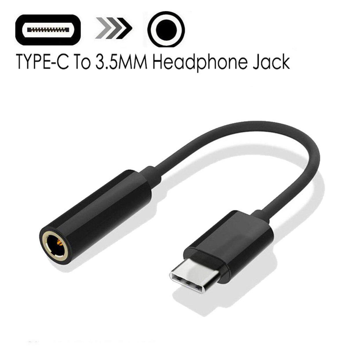 Type C to 3.5mm Aux Adapter Audio Adapter Type-C to 3.5mm Jack Headphone Type C Audio Converter Adapter