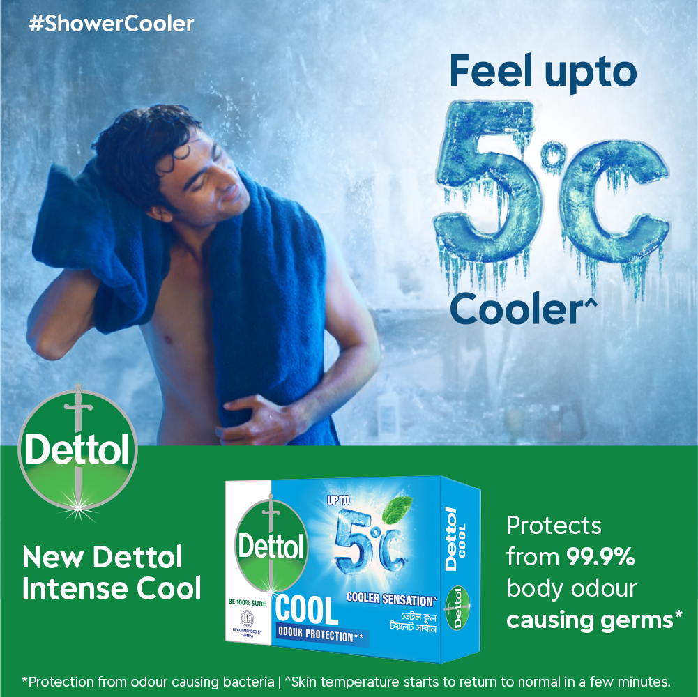 Dettol Soap Summer Pack of 3 Bathing Bar Soap (Cool, Fresh & Original) 75gm x 3. 
