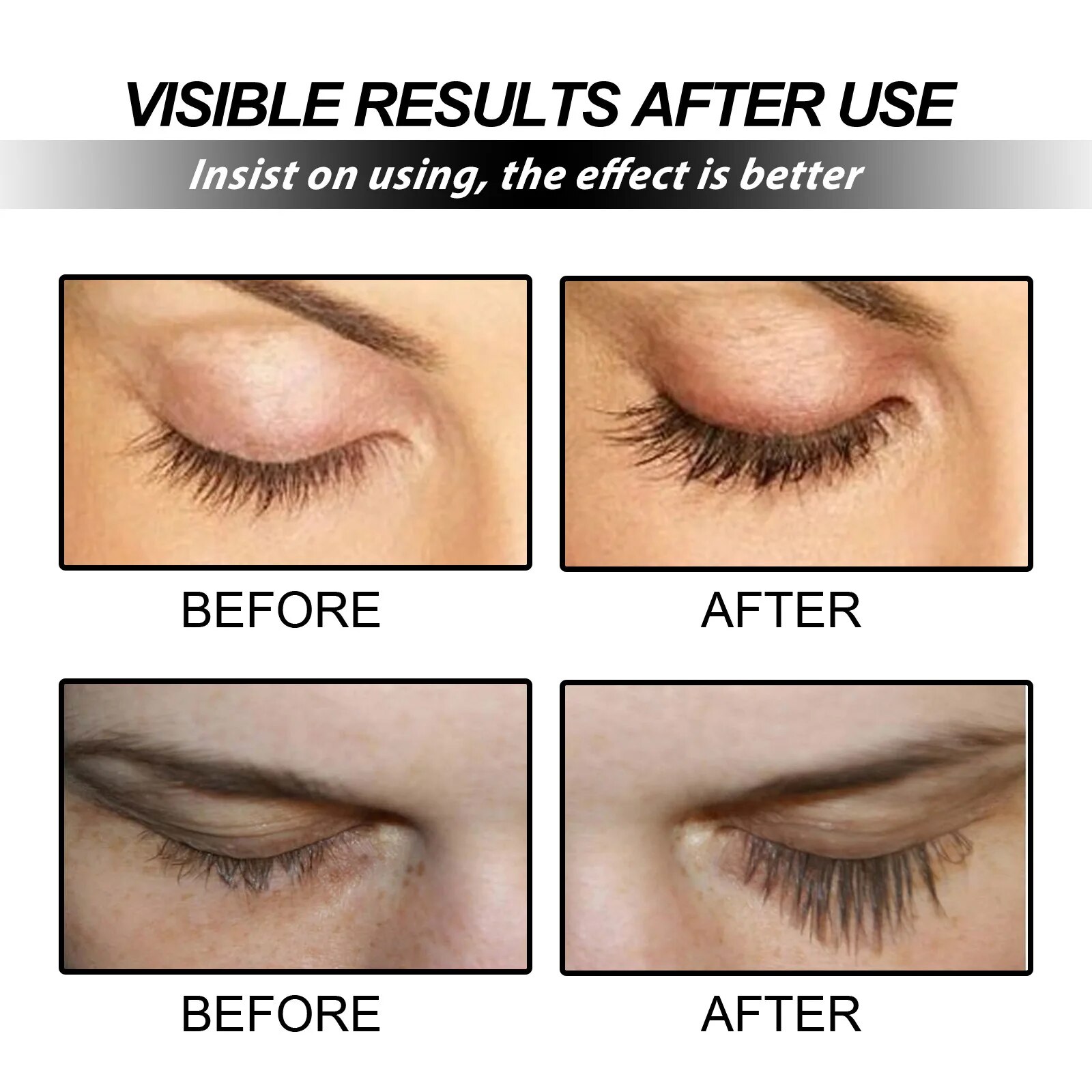 EELHOE Premium Eyelash Growth Serum Lifting Boosting Eyelashes Enhancing Essence Thicken Darken Natural Longer Lashes Cosmetics. 