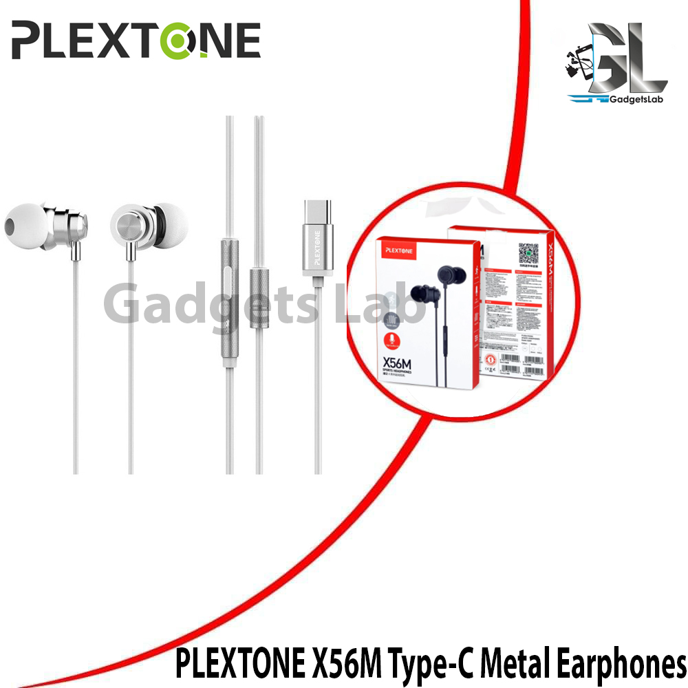 Plextone X56M Type C Wired In Ear Headphones