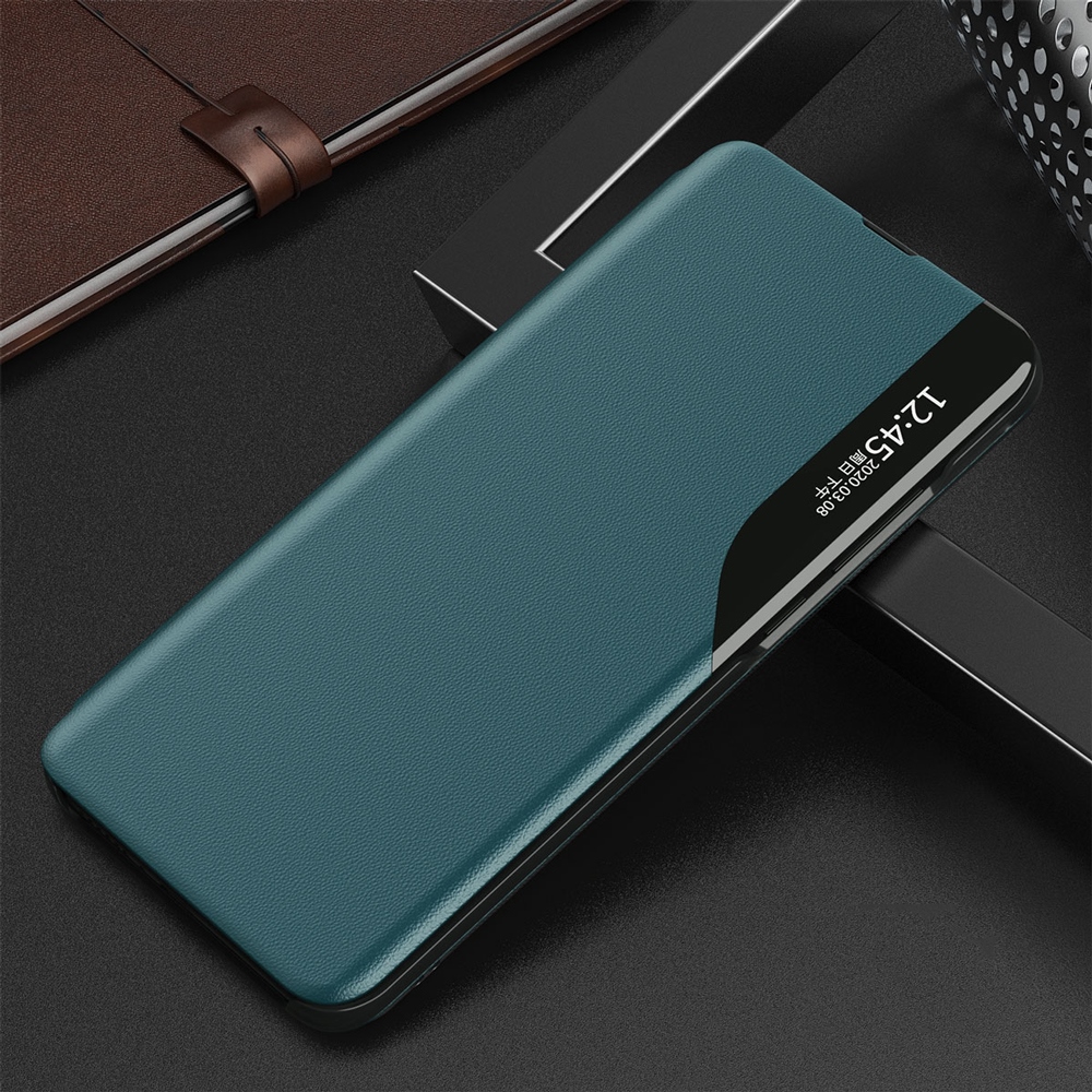For Samsung Galaxy A52/Galaxy A52 5G Smart View Window Flip Stand Cover PU Leather Protective Case. 