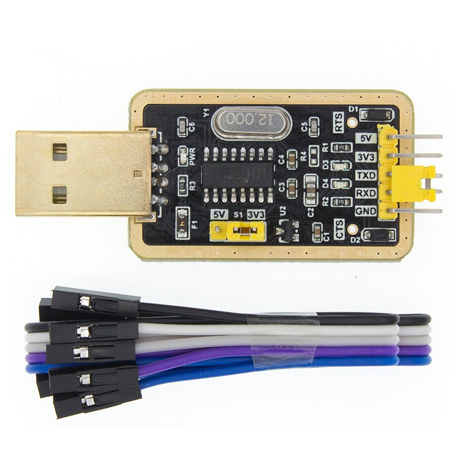 【happy one】CH340G/CH340E USB to UART module CH340 3.3V 5V. 