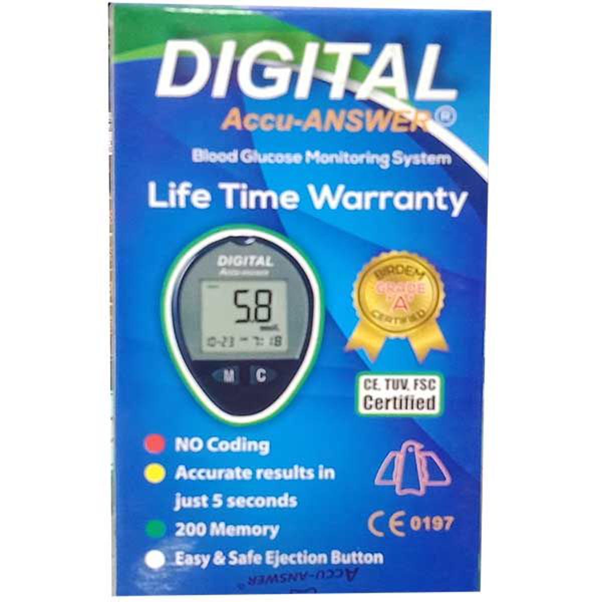 digital glucometer price