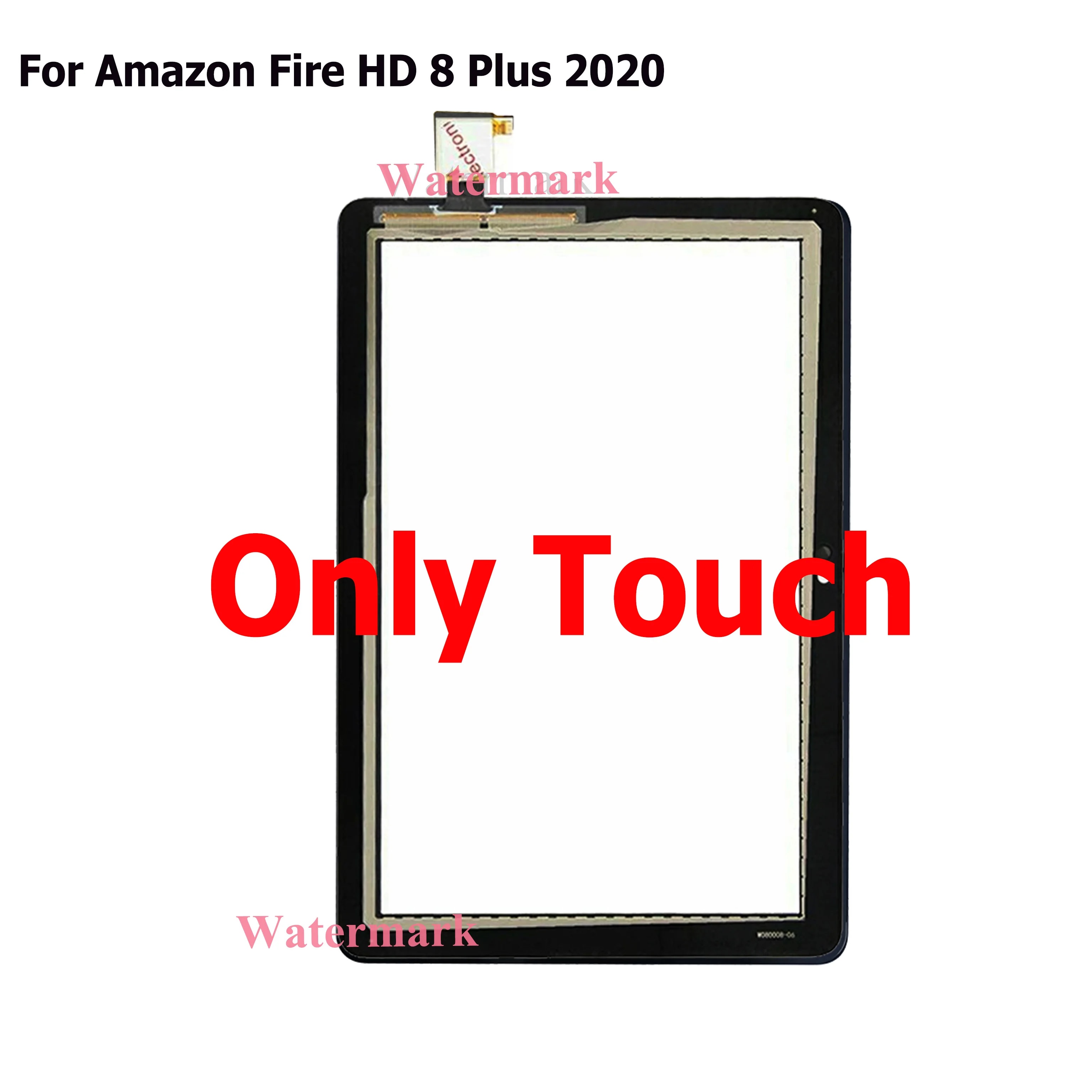 NEW Tablet Parts For Amazon Fire HD 8 Plus 8+ 2020 10th Gen HD8 2020 K72LL4 KFONWI Touch Screen Digitizer Assembly Frame. 