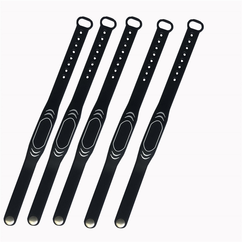 125KHz ID EM4100 Read Only Adjustable Waterproof Wristband RFID Bracelet Wrist Band Bracelet Tag Access Control Card. 