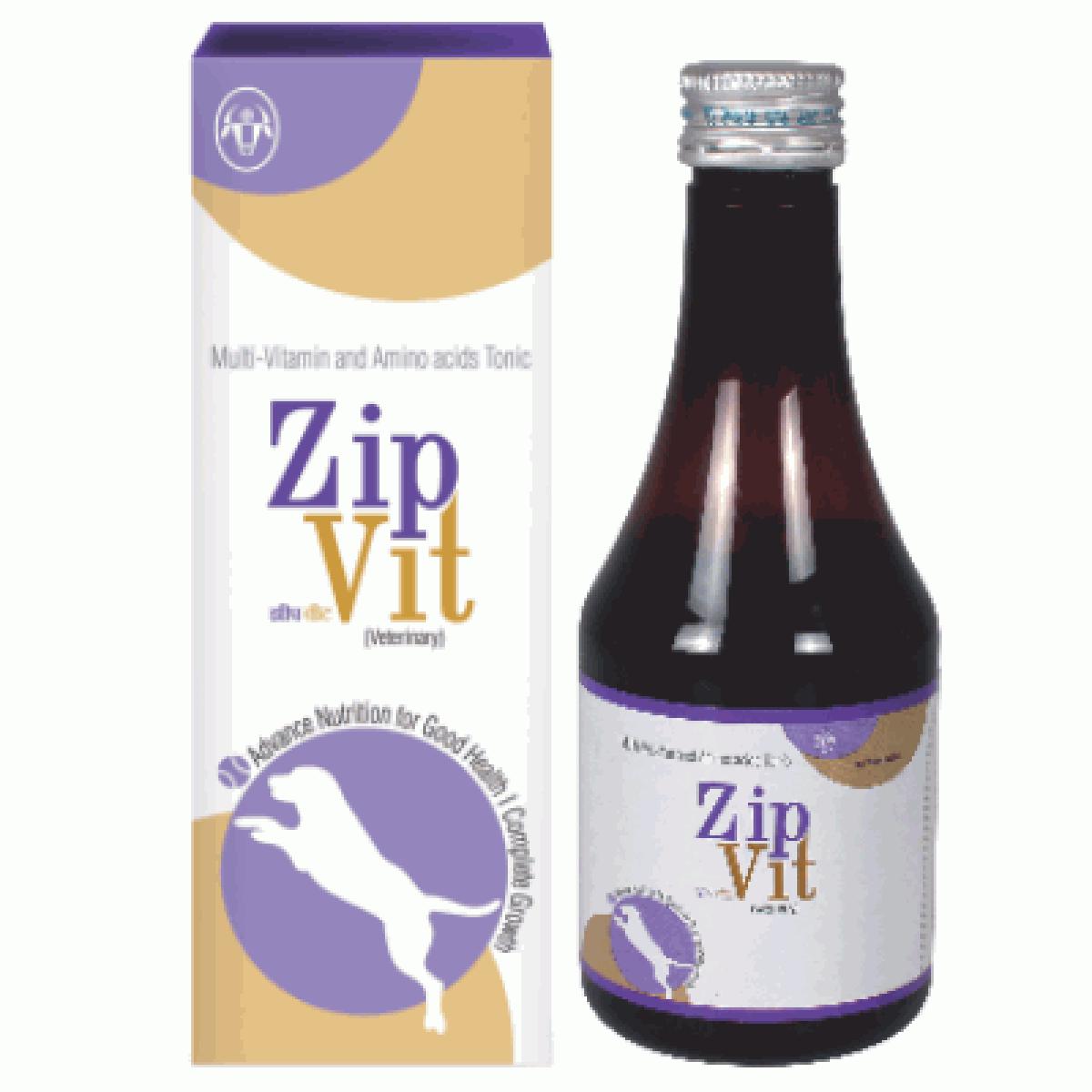 Zip Vit Multivitamin for Dogs Cats and Birds