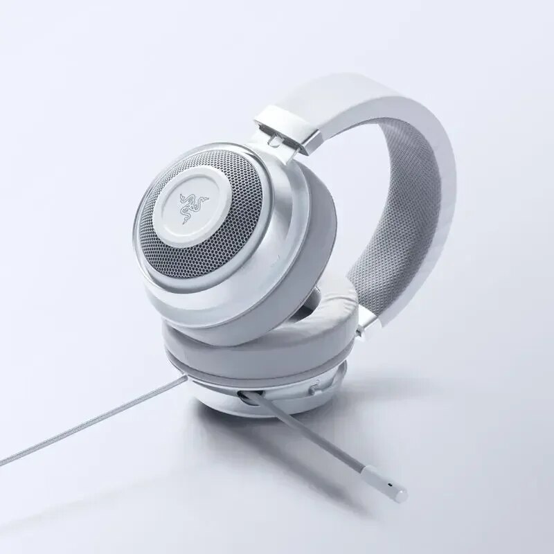 Razer KRAKEN PRO V2 Headset Computer Game Music Wired Headphones with Microphone for PC MAC PS4 Switch E-sports Earphones. 