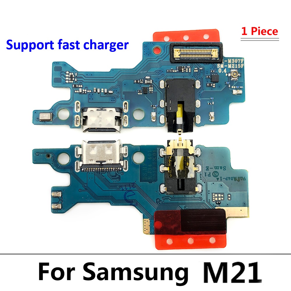 Charging Logic Board For Samsung Galaxy M21 SM-M215 USB Charge Connector Charging Board Port Flex Cable For Samsung M21