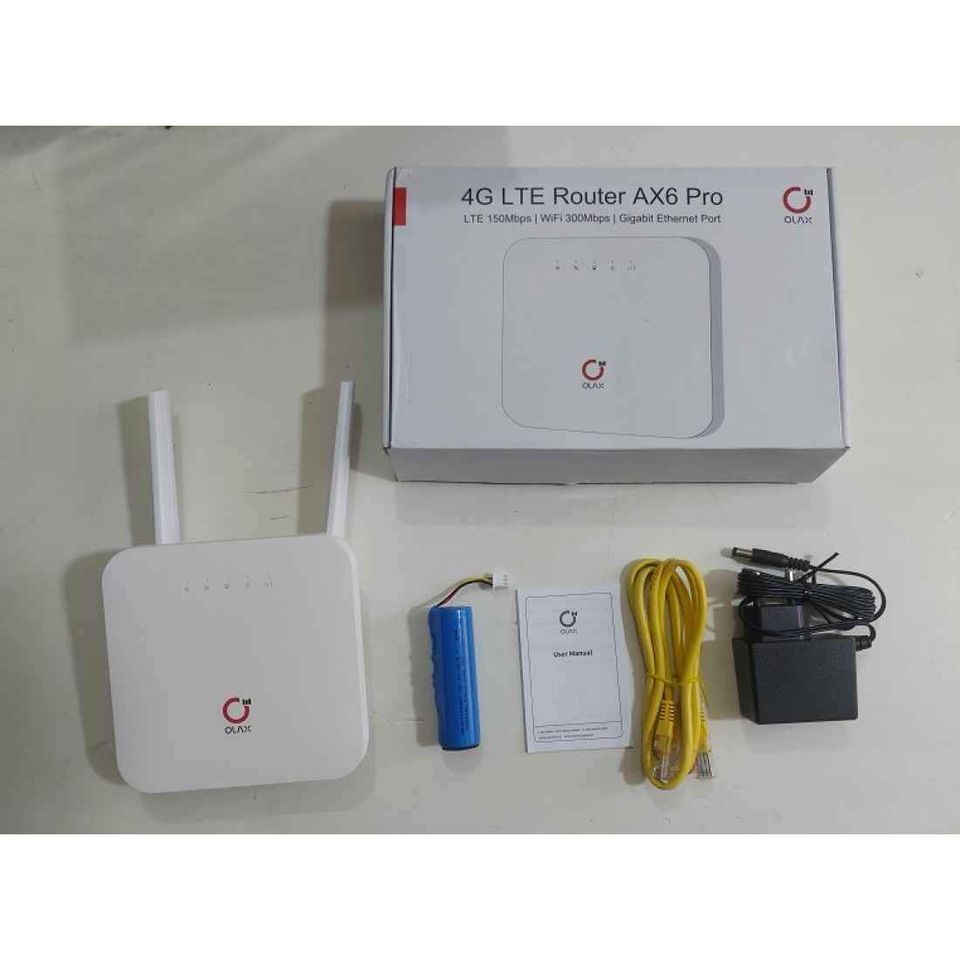 OLAX AX6 PRO 4G Mini CPE WiFi Router 4000mAh. 