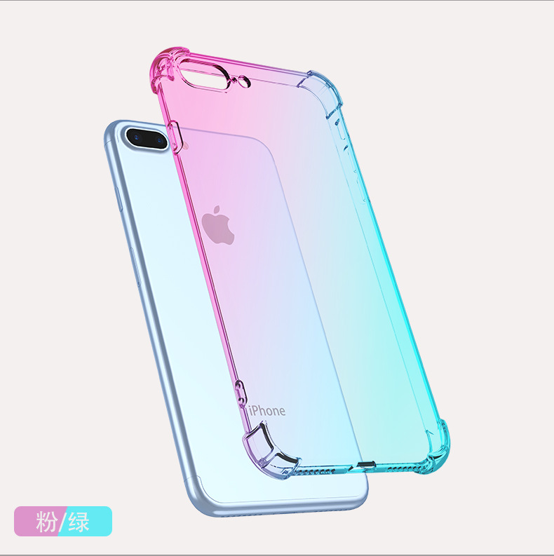 1 Ming 12 all-inclusive 14 gradient 13 transparent pro new model 114prom suitable for Apple 8plus mobile phone case ax anti-fall 14Smartwatches. 