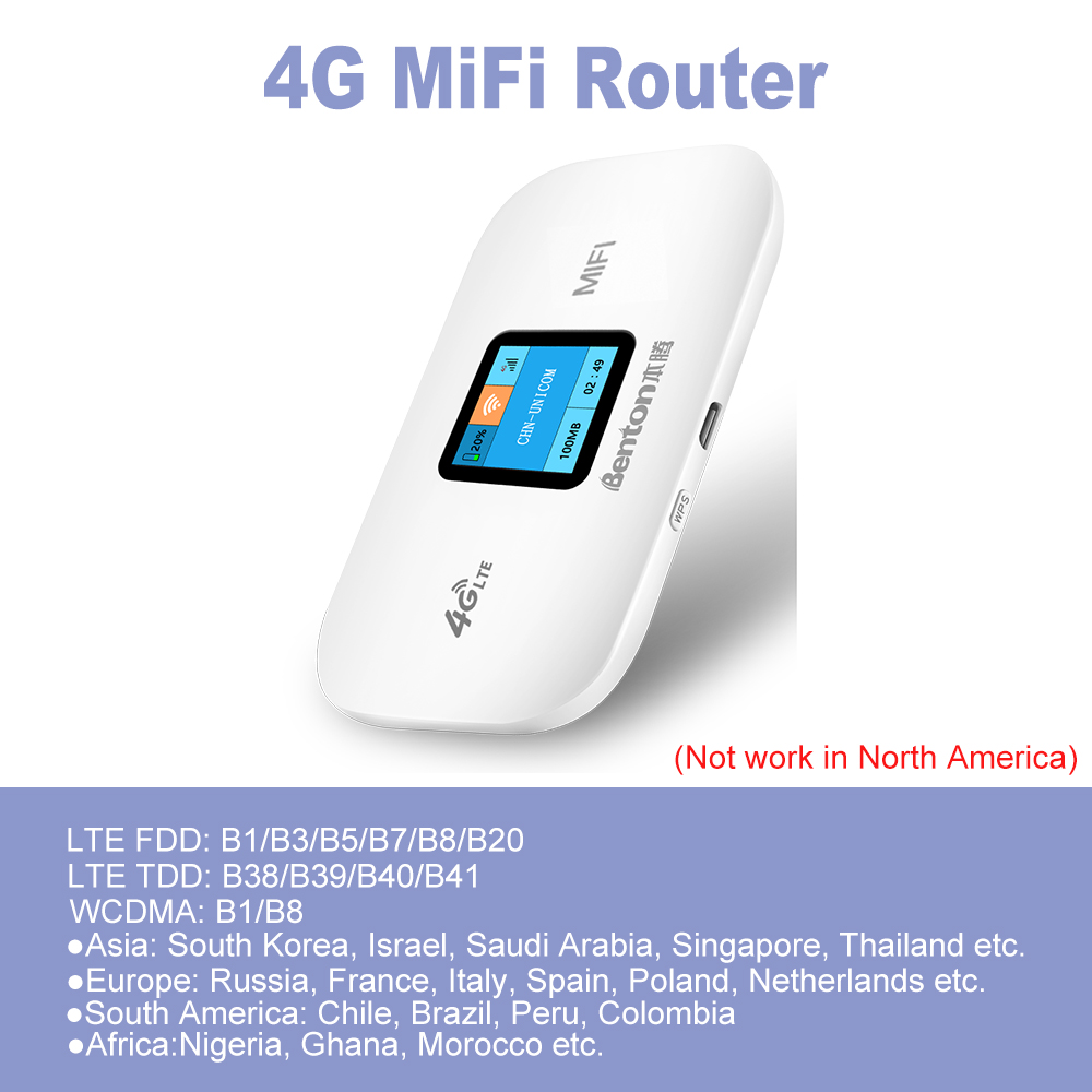 Benton 4g 5g SIM WiFi Router CAT6 Portable WiFi Dual Band 2.4G 5.8G 300Mbps 867Mbps WiFi6 802.11ax 5G NR Modem Mobile Router. 