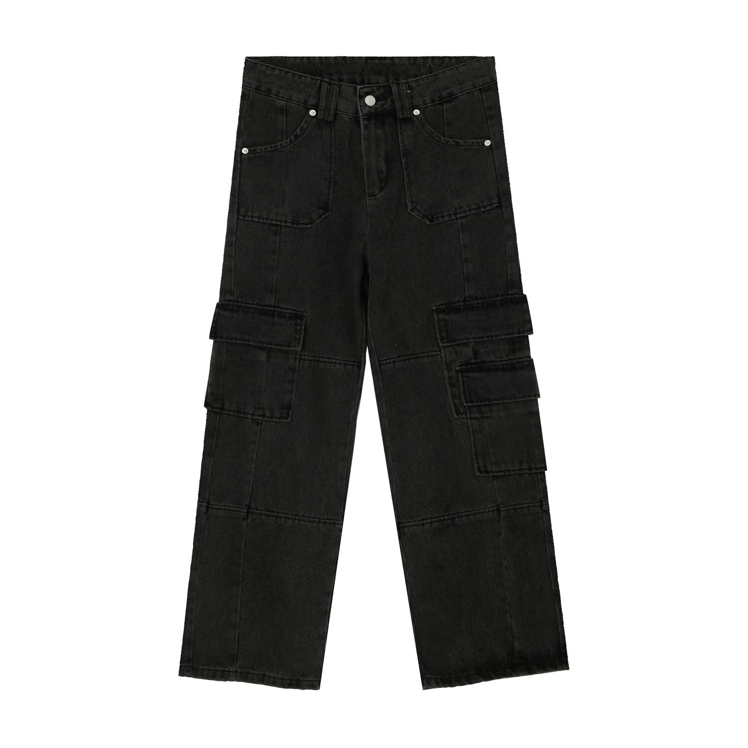 OVY Black Washed Heavy Oz Denim Pants XL OVY Black Washed Heavy Oz