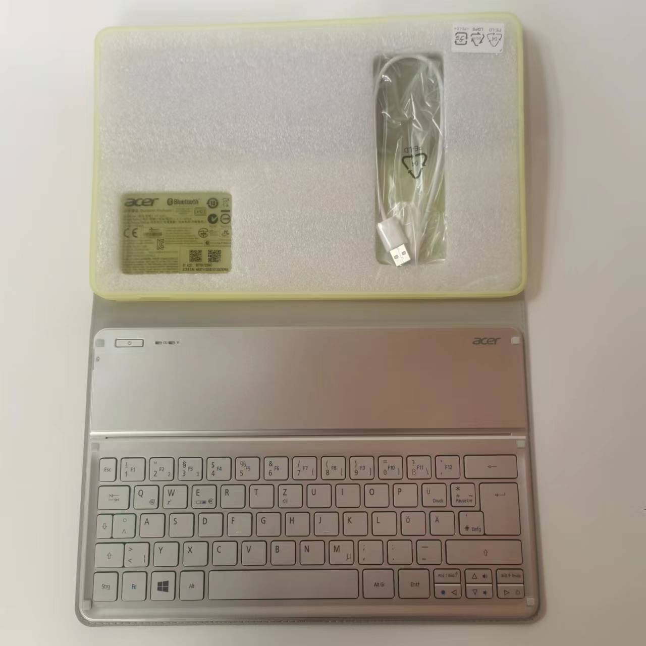 NEW for Acer W700 W701 P3-171 P3-131 KT-1252 keyboard Silver US layout Wi-Fi bluetooth keyboard 11' inch. 