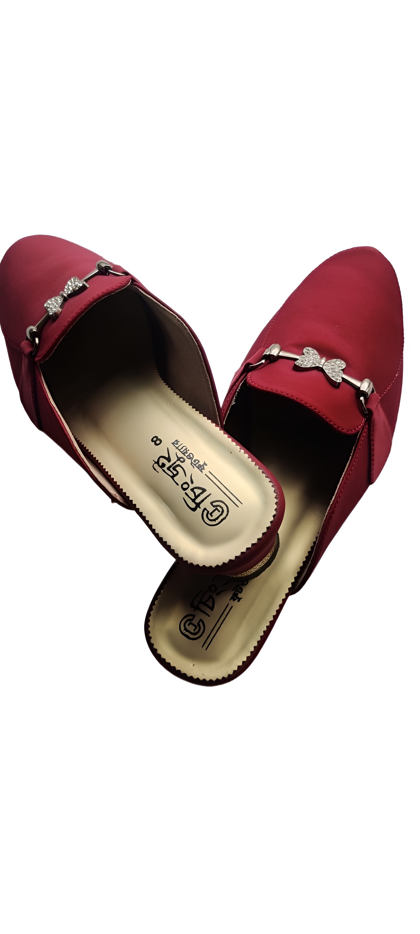 Heel Shoe For Ladies Maroon Color Box Heel Shoe Very Comfortable Exclusive Design