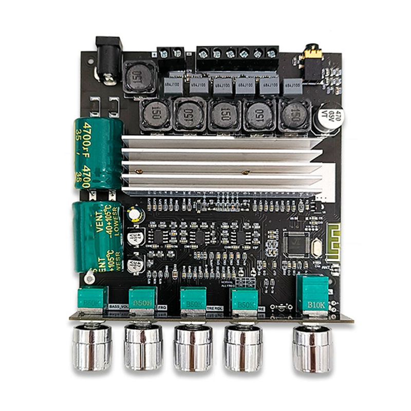 Power Amplifier Board ZK-TB22 5.1 Bluetooth 50W Channel with 100W Subwoofer for Sound Box Without Shell