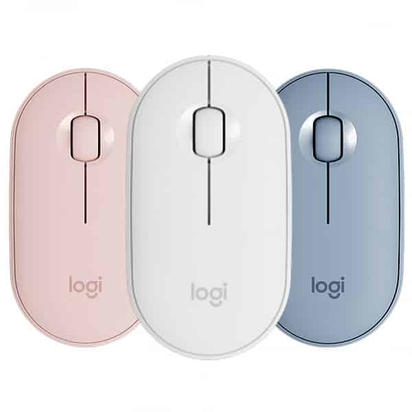 LOGITECH PEBBLE WIRELESS MOUSE M350, Pebble M350 Wireless Bluetooth Mouse Mini&Thin 1000DPI 100g High Precision Optical Tracking Unifying Colorful. 