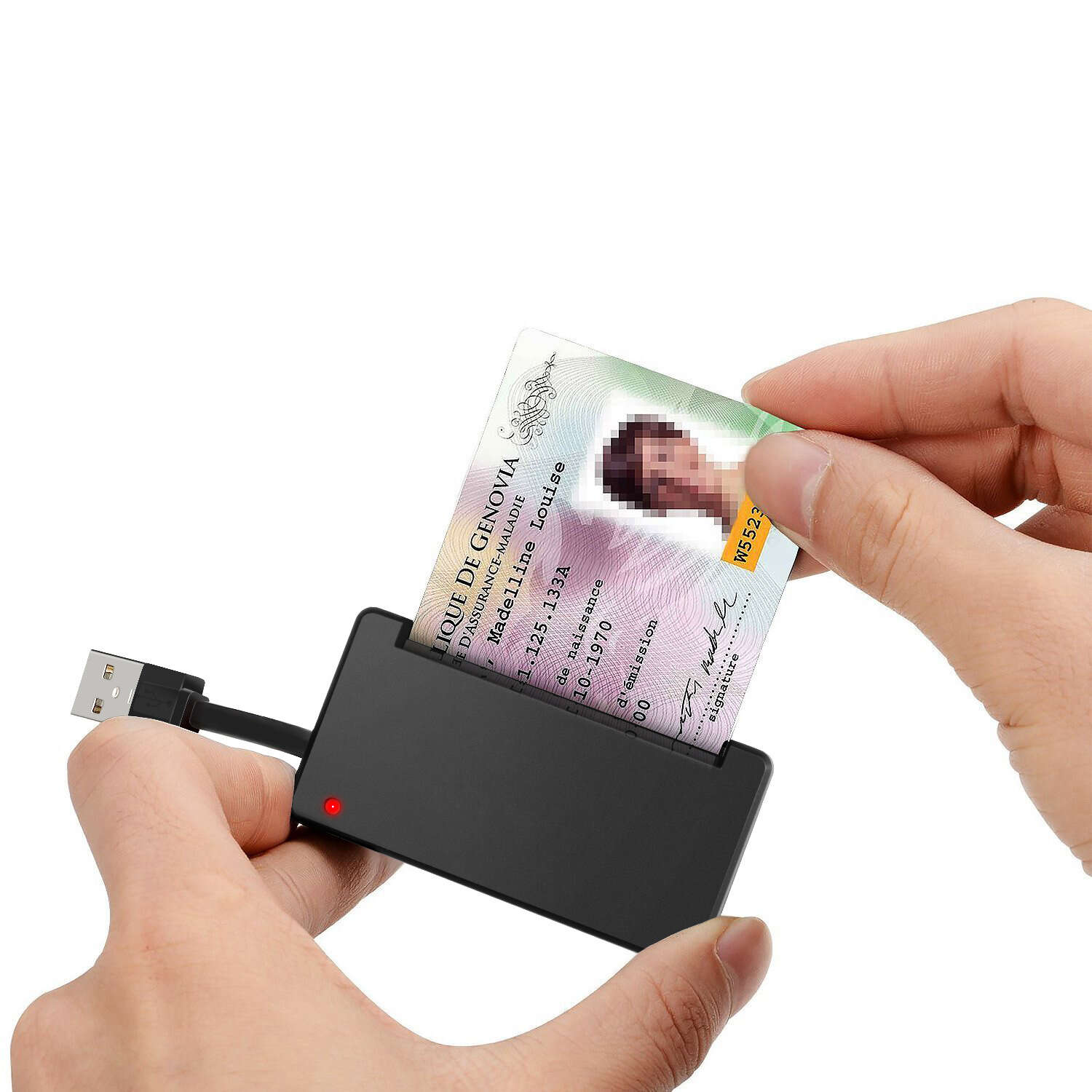 USB multifunctional universal smart reader, SIM phone ID, ID card, bank card suitable for tax filing CAC