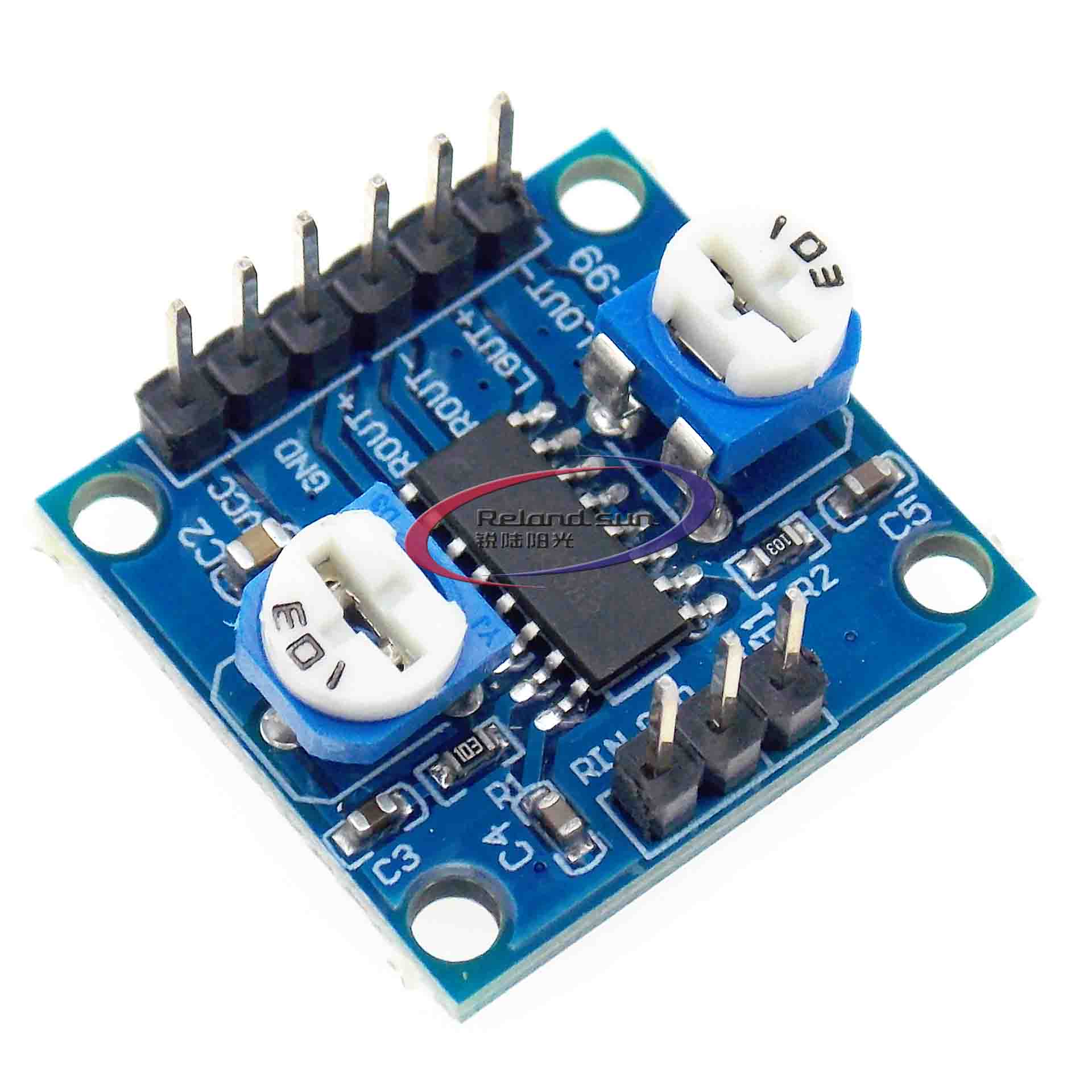 PAM8406 Digital Amplifier Board With Volume Potentiometer 5Wx2 Stereo M70. 
