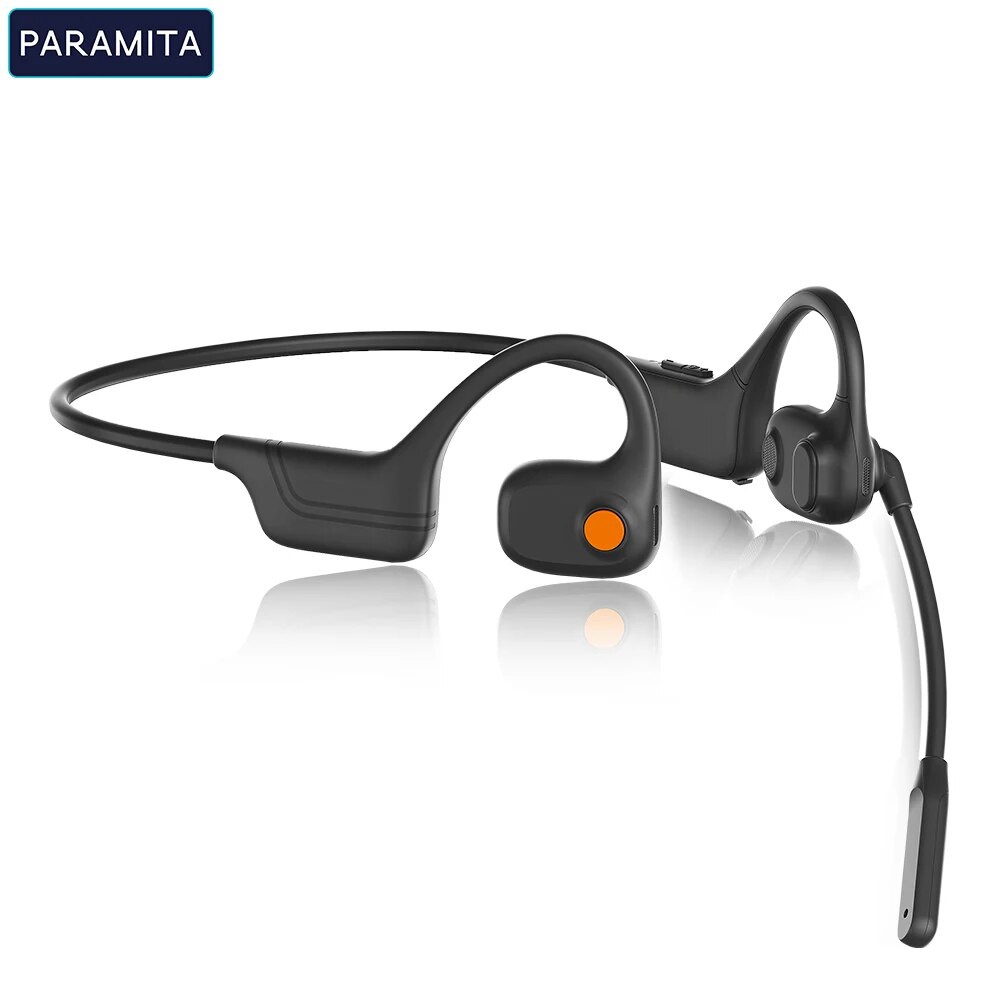 PARAMITA DG09 Open Air Conduction Headset With MIC Noise Reduction Bluetooth 5.3 Headphone Waterproof IPX5 for Working Running