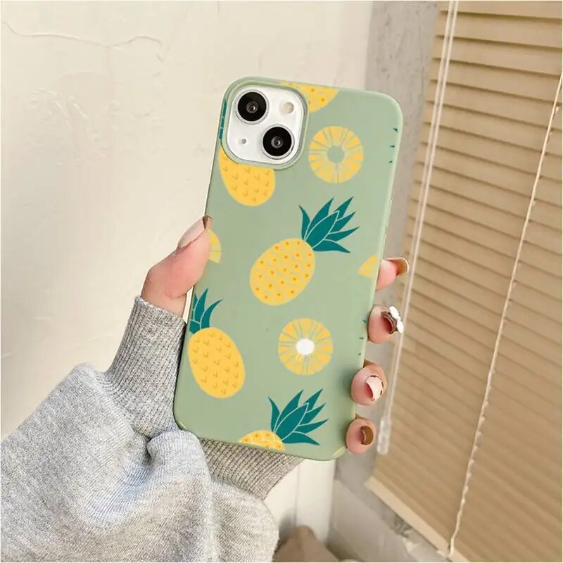 Fruit Pineapple Phone Case For Iphone 7 8 Plus X Xr Xs 11 12 13 Iphone15 15promax Mobile Iphones 14 Pro Max Case. 