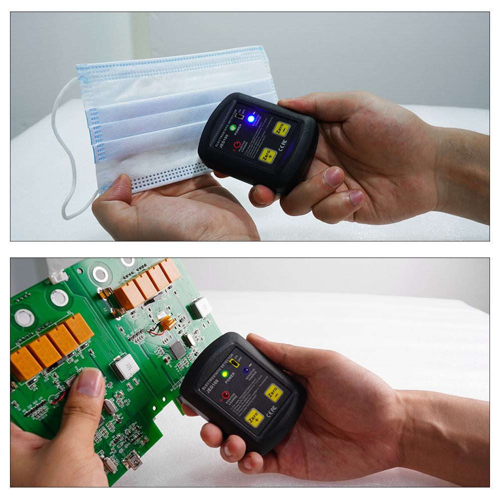 Palm-size Electrostatic Detector Portable Electrostatic Tester Electrostatic Analyzer 100V~20KV ESD Test Meter Gauge. 