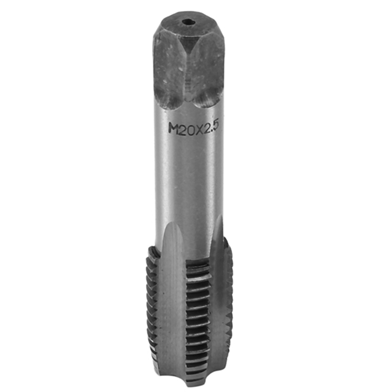 2 Pairs Of Bearing Steel Self-Tapping Drill Bit Hand Tool Thread Metric Taps M20X2.5mm Silver Gray. 