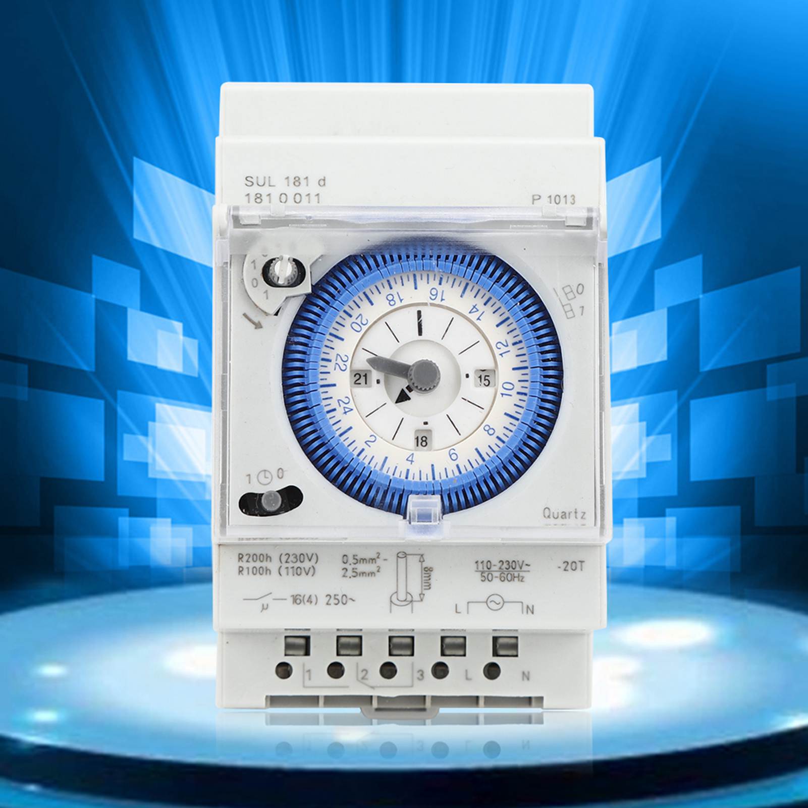 24 Hours 250VAC Mechanical Timer Switch Programmable For Lights. 