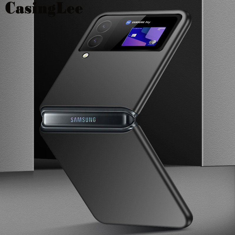 Casinglee for Samsung Galaxy Z flip3 case 3mm ultra-thin non-slip cell phone shell case for Samsung Z flipp3 back cover. 