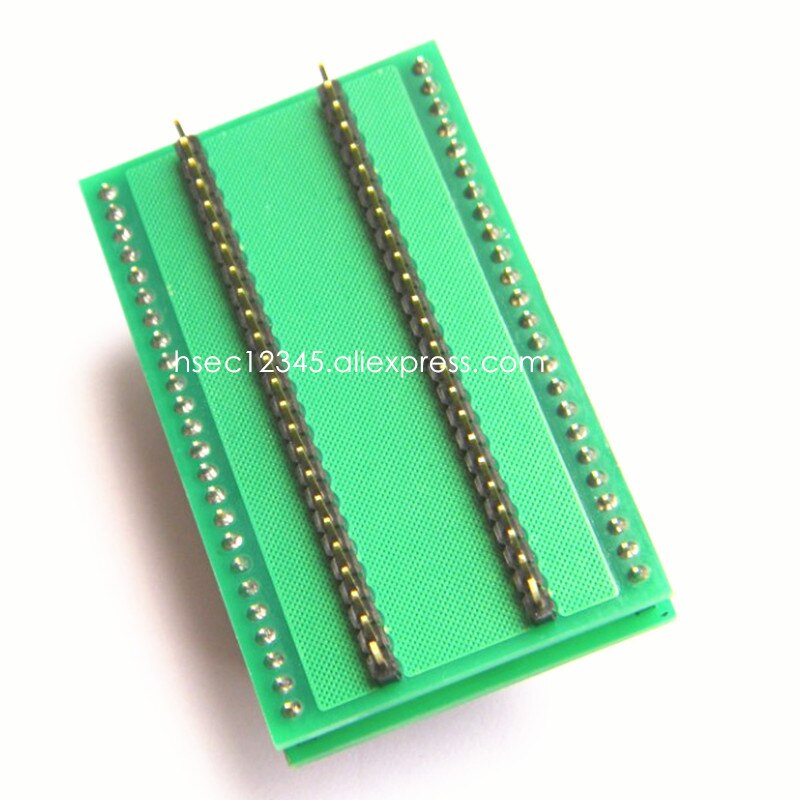 High Quality TQFP48 LQFP48  QFP48 to DIP48 Socket  0.5mm Pitch Programming Adapter MCU Test IC socket Programmer adapter Socket. 