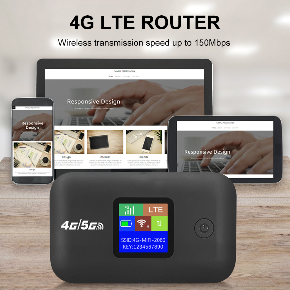 A8 4G Lte yönlendirici kablosuz Wifi taşınabilir Modem 3000mAh Mini açık Hotspot cep SIM SIM kart yuvası tekrarlayıcı ile 150mbps. 