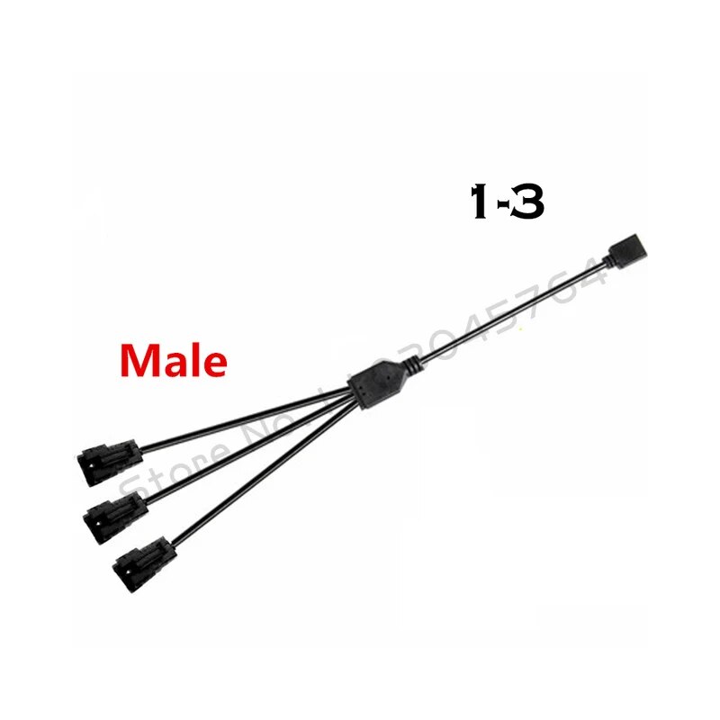 JST SM Adapter Cable RGB Transfer 4Pin 3Pin ARGB JST-3P SM3P JST-4P SM4P EL Wire Cord Male/Female MB AURA SYNC Line. 